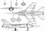 Mirage F1 Dassault Blueprint Plan Plans Airplane Model 3d Details sketch template
