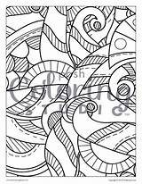 Coloring Angles Pages Posh Adult Abstract Studio Pattern sketch template