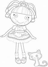 Coloring Pages Lalaloopsy Sheets Printable Read Dolls Girls sketch template