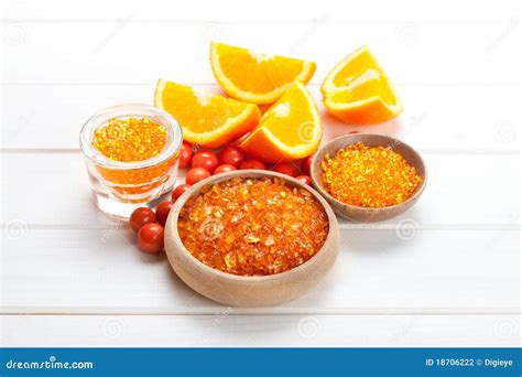 orange spa stock photo image  cosmetic beauty freshness
