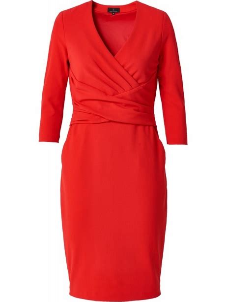 elegante rode jurk mode en stijl