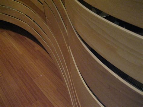 curved wood wall curved wood walls  hard wood floors  flickr