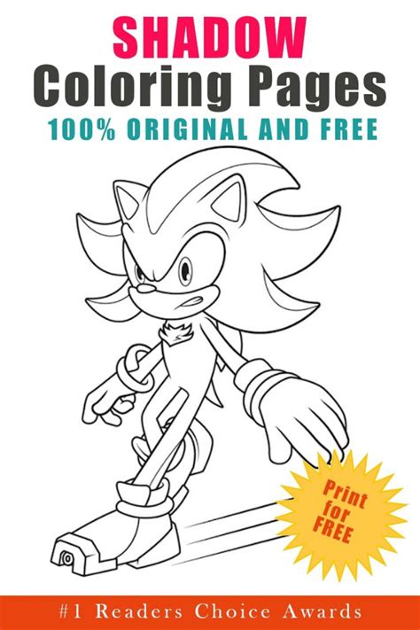 shadow  hedgehog coloring pages updated