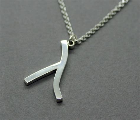 lambda necklace sterling silver gay pride lesbian necklace lgbt equality paullatewksbury