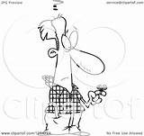 String Reminder Forgetful Toonaday Finger Outline Illustration Cartoon Royalty Rf Clip Man Leishman Ron 2021 sketch template