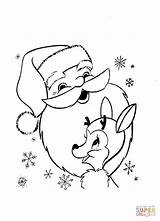 Smiley Face Coloring Santa Pages Color sketch template
