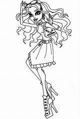 Coloring Robecca Steam Pages Cool Monster High Categories Lineart sketch template