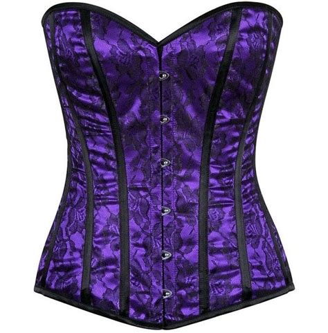 lavish purple lace overbust corset daisy corsets rebelsmarket