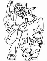 Coloriage Sacha Lune Ash Popeye Sheets Verse Colorier Fantastique Concerning Pokémon Animaatjes Enregistrée sketch template