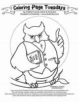 Coloring Wisdom Owl Wise Pages Reading Tuesday Knows Every Dulemba Getcolorings Color Printable Getdrawings Comments sketch template