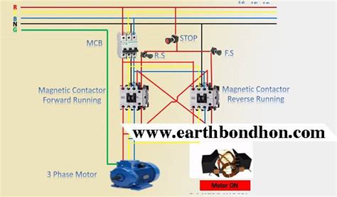 phase  reverse switch wiring diagram earth bondhon