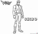 Voltron Coloring Pages Shiro Printable Adults Kids Bettercoloring sketch template