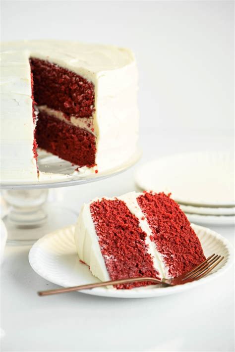 Red Velvet Cake With Cream Cheese Frosting Recipe Girl®