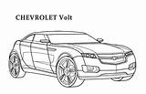 Coloring Pages Chevrolet Volt sketch template