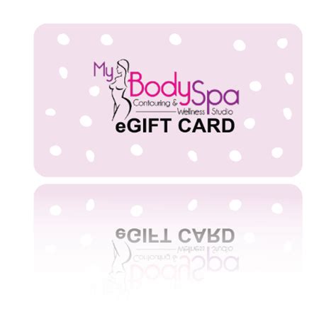 gift certificate  body spa studio