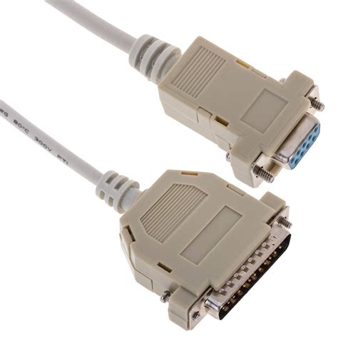 serial cable  connector db male  db female  cablematic