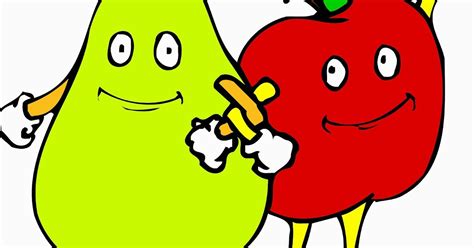 karikatur buah apel gambar kartun buah lucu aneka jenis buah buahan