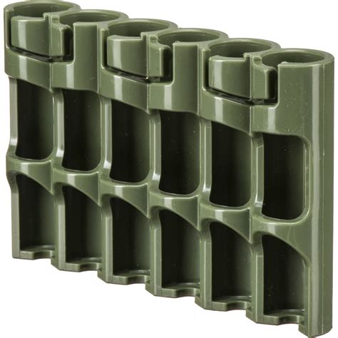 storacell slimline aaa battery holder military green slaaamg