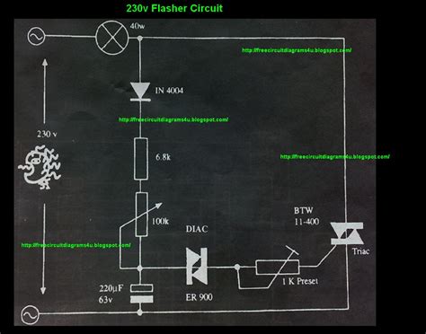 led   flasher circuit diagram electronic circuits diagram