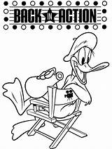 Daffy Duck Coloring Pages Looney Tunes Bunny Bugs Action Cartoons Color Printable Parentune Coloringtop sketch template