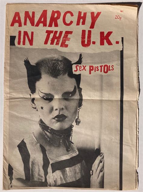 Sex Pistols Anarchy In The Uk Tour Newspaper Program Aka Anarchy 1