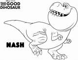 Dinosaur Coloring Good Pages Activities Nash Print Click Getdrawings Getcolorings sketch template