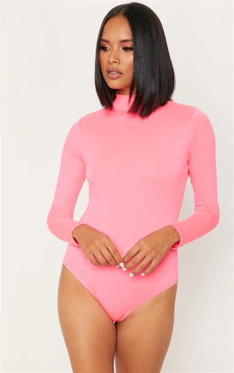 Neon Pink Bodysuit Zaparel Ecommerce