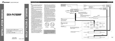pioneer deh  wiring diagram manual wiring diagram