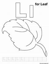 Leaf Coloring Pages Alphabet Printable Letter Handwriting Practice Abc Everfreecoloring Kids Visit Print Color Worksheets Sheets Book Colouring sketch template