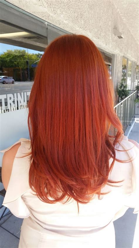 beautiful copper red intense haircolor beautiful copper