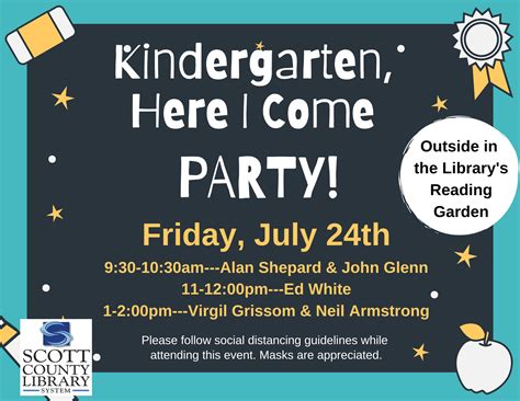 kindergarten    party shepard glenn scott county iowa