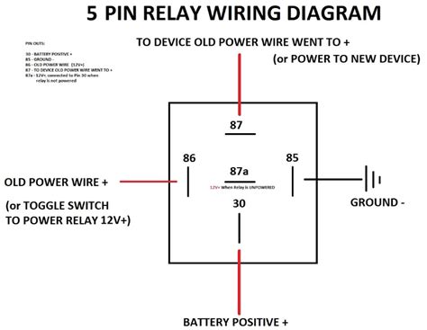 pole relay wiring diagram wiring diagram