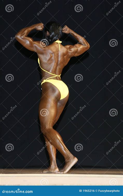 black female bodybuilder stock photo image  hands holds