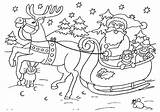 Schlitten Craciun Kerst Malvorlagen Slee Kleurplaten Sleigh Weihnachtsmann Rentier Rudolph Colorat Lui Ausdrucken Sania Malvorlage Rentiere Kerstmis Coloriages Plansa Minion sketch template