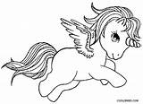 Pegasus Coloring Pages Unicorn Wings Pony Little Drawing Unicorns Printable Horse Flying Cartoon Colouring Color Kids Print Cool2bkids Getdrawings Getcolorings sketch template
