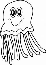 Jellyfish Wecoloringpage sketch template
