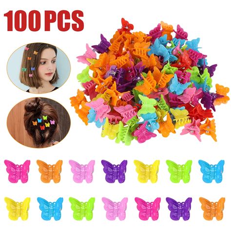 tsv pcs mini butterfly hair clips assorted color hair claws