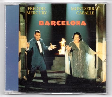 freddie mercury montserrat caballe barcelona queen rare uk cd single  tracks ebay