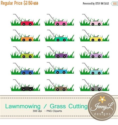 lawnmowing clipart grass cutting  jennyldesignsshop