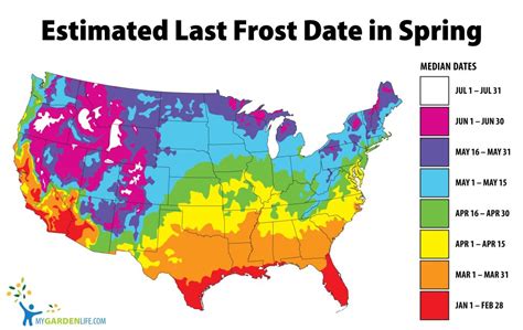 frost map   mygardenlife