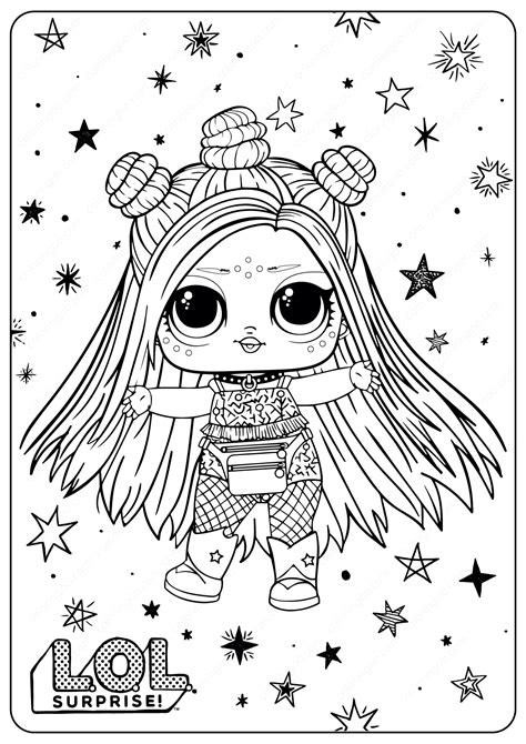 printable lol surprise hairgoals coloring pages  coloring