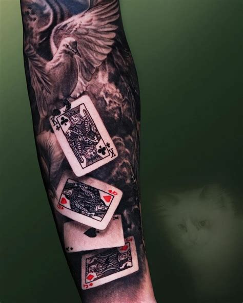 playing cards tattoo ideas  inspire  alexie