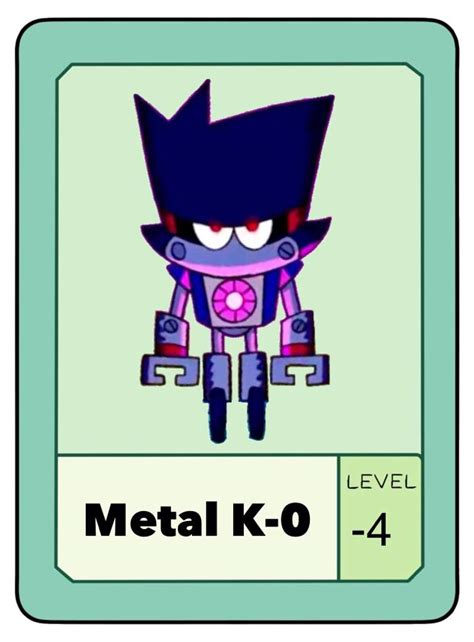 Metal K 0 Pow Card Ok K O Let S Be Heroes Amino