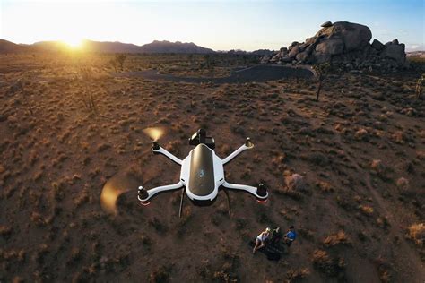 gopros flat folding karma drone arrives   skies
