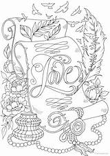 Liebesbrief Mandala Favoreads Ausmalbilder sketch template