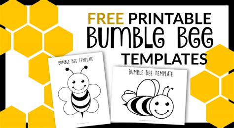 printable bee templates printable word searches