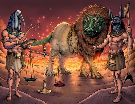 ammit thoth and anubis in the egyptian afterlife by jason