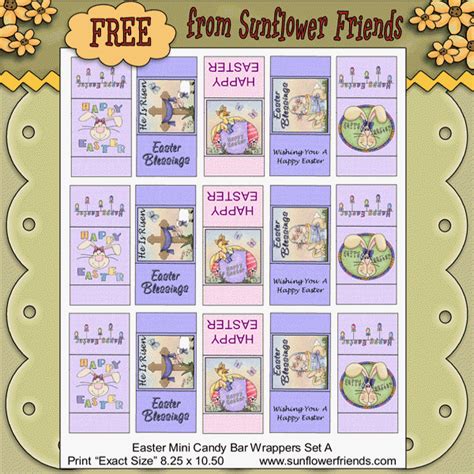 sunflower friends clipart collections  computer printables candy