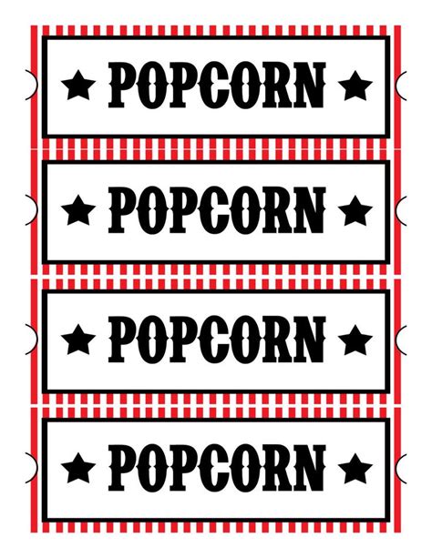 printable popcorn sign printable word searches