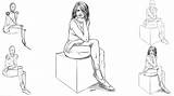 Drawing Legs Crossed Sitting Draw Woman Down Poses Sketch Person Drawings Paintingvalley Pose Reference Step People Her Practice Posture sketch template